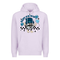 Lilac happy new year disco ball Premium Hoodie - MaliasSmallBusiness