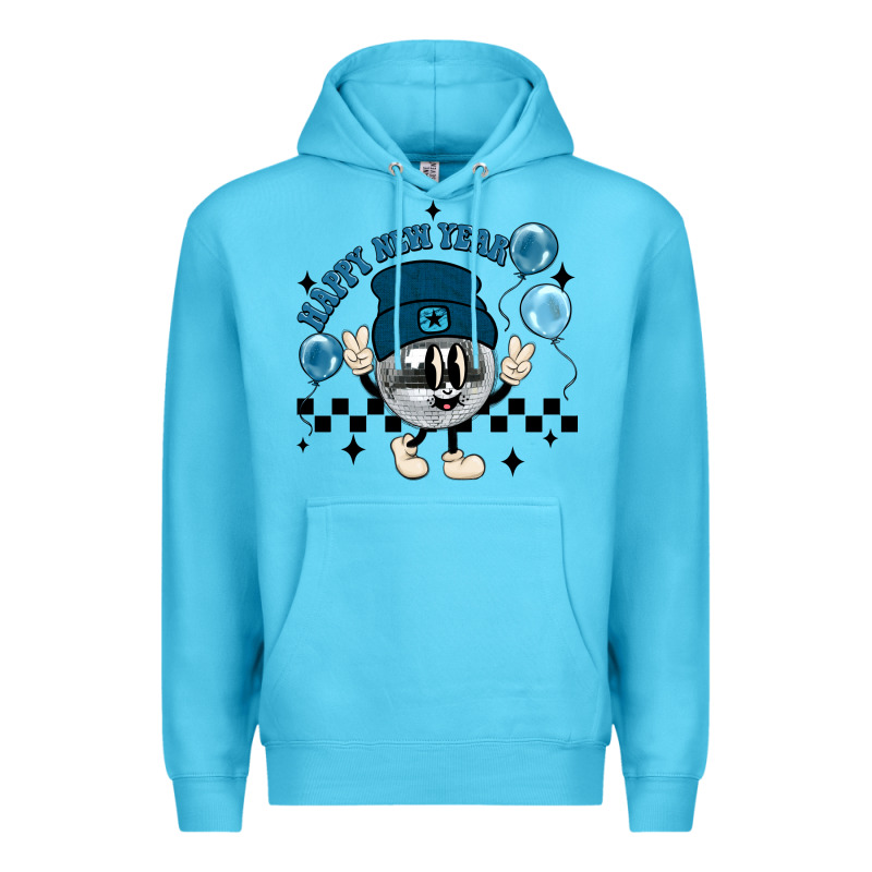 Happy New Year Disco Ball Premium Hoodie by MaliasSmallBusiness | Teevron