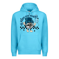 Ocean Blue happy new year disco ball Premium Hoodie - MaliasSmallBusiness