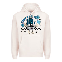Pale Pink happy new year disco ball Premium Hoodie - MaliasSmallBusiness
