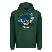 Sports Green happy new year disco ball Premium Hoodie - MaliasSmallBusiness