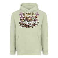 Matcha grow in grace Heavyweight Hoodie - NancyCooperArtShop