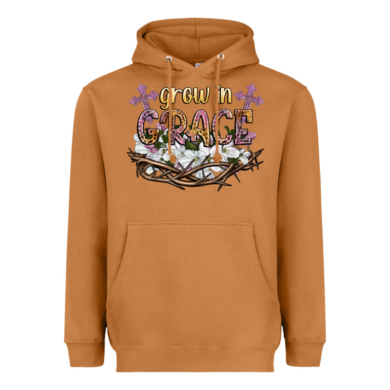 Grow In Grace Heavyweight Hoodie by NancyCooperArtShop | Teevron