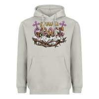 Moon Dust grow in grace Heavyweight Hoodie - NancyCooperArtShop
