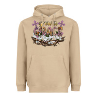 Mushroom grow in grace Heavyweight Hoodie - NancyCooperArtShop