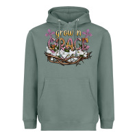 Sage grow in grace Heavyweight Hoodie - NancyCooperArtShop