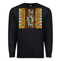 Black Western Hampshire Sheep Mom Premium Sweatshirt - LillyAllenDesigns
