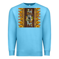 Ocean Blue Western Hampshire Sheep Mom Premium Sweatshirt - LillyAllenDesigns