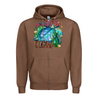 Chestnut go with the flow Zipper Hoodie - AdoDesignShop