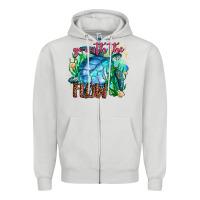 Go With The Flow Zipper Hoodie | Teevron
