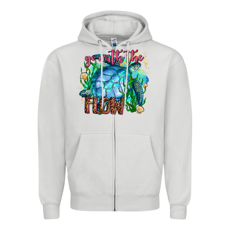 Go With The Flow Zipper Hoodie by AdoDesignShop | Teevron