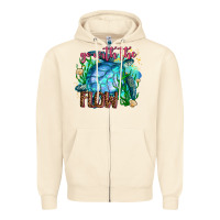 Sandshell go with the flow Zipper Hoodie - AdoDesignShop