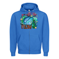 True Royal go with the flow Zipper Hoodie - AdoDesignShop