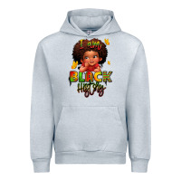 Heather Grey i am black history juneteenth Urban Hoodie - LillyAllenDesigns