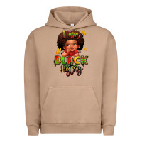 Pigment Burro i am black history juneteenth Urban Hoodie - LillyAllenDesigns