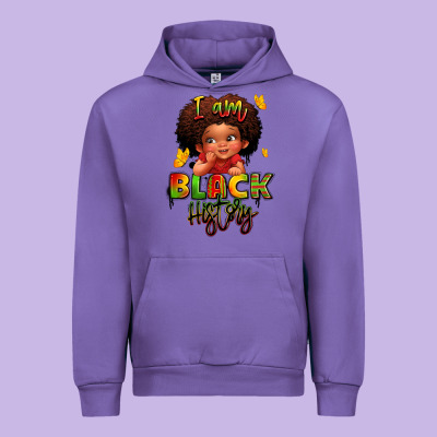 I Am Black History Juneteenth Urban Hoodie Designed By Lillyallendesigns