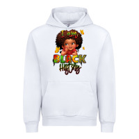 White i am black history juneteenth Urban Hoodie - LillyAllenDesigns
