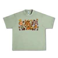 Oil Green fall gnomies Urban Heavy Tee - BarkalooDesign