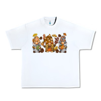 White fall gnomies Urban Heavy Tee - BarkalooDesign