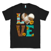 Black western volleyball love Classic Tee - HRA Design Shop