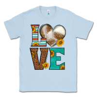 Dusty Blue western volleyball love Classic Tee - HRA Design Shop