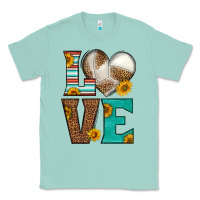 Seafoam western volleyball love Classic Tee - HRA Design Shop