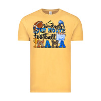 Vintage Mustard somebody's loud mouth football mama Vintage Tee - Zillion Design Studio