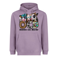 Lavender ocd obsessive cow disorder Heavyweight Hoodie - Jasminsmagicworld