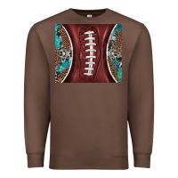 Chestnut western pattern and american football Premium Sweatshirt - BarkalooDesign