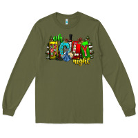 Army Green oh holy night Long Sleeve Tee - CowhideDigitalArt