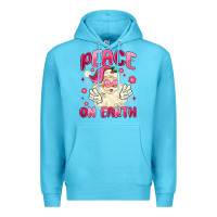 Ocean Blue peace on earth Premium Hoodie - MaliasSmallBusiness