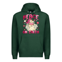 Sports Green peace on earth Premium Hoodie - MaliasSmallBusiness