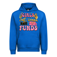 Cobalt girls just wanna have funds Urban Hoodie - LillyAllenDesigns