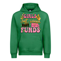 Emerald girls just wanna have funds Urban Hoodie - LillyAllenDesigns