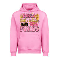 Fuchsia Pink girls just wanna have funds Urban Hoodie - LillyAllenDesigns