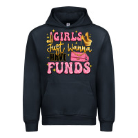 Navy girls just wanna have funds Urban Hoodie - LillyAllenDesigns