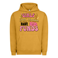 Pigment Peanut Butter girls just wanna have funds Urban Hoodie - LillyAllenDesigns