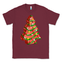 Burgundy red christmas cake fa element Classic Tee - FaDigitalArtStudio