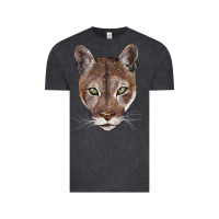 Vintage Black florida panther  face Vintage Tee - BarkalooDesign