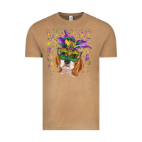 Vintage Camel mardi gras  mask beagle Vintage Tee - RanaPortraitStore
