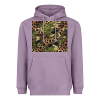 Lavender camouflage  leopard Heavyweight Hoodie - BarkalooDesign