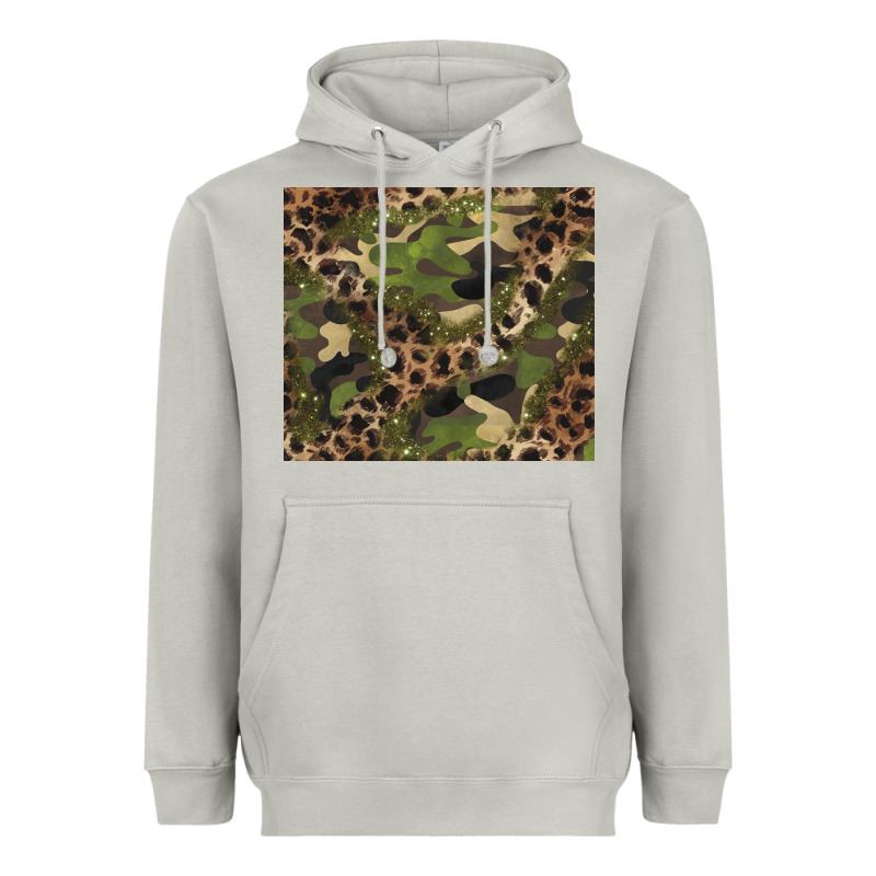Camouflage  Leopard Heavyweight Hoodie by BarkalooDesign | Teevron