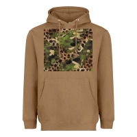 Toasted Coconut camouflage  leopard Heavyweight Hoodie - BarkalooDesign