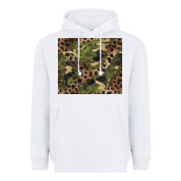 White camouflage  leopard Heavyweight Hoodie - BarkalooDesign
