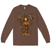 Chestnut crawfish Long Sleeve Tee - FaDigitalArtStudio
