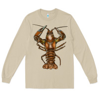 Mushroom crawfish Long Sleeve Tee - FaDigitalArtStudio