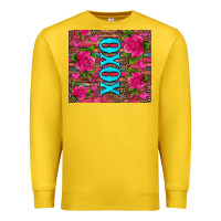 Lemon xoxo valentine's day pink roses and hearts Premium Sweatshirt - Jasminsmagicworld