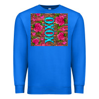 True Royal xoxo valentine's day pink roses and hearts Premium Sweatshirt - Jasminsmagicworld