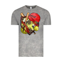 Cloud Rock softball home plate Vintage Tee - Zillion Design Studio