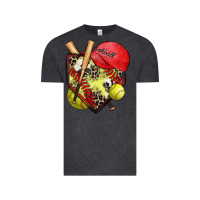 Vintage Black softball home plate Vintage Tee - Zillion Design Studio